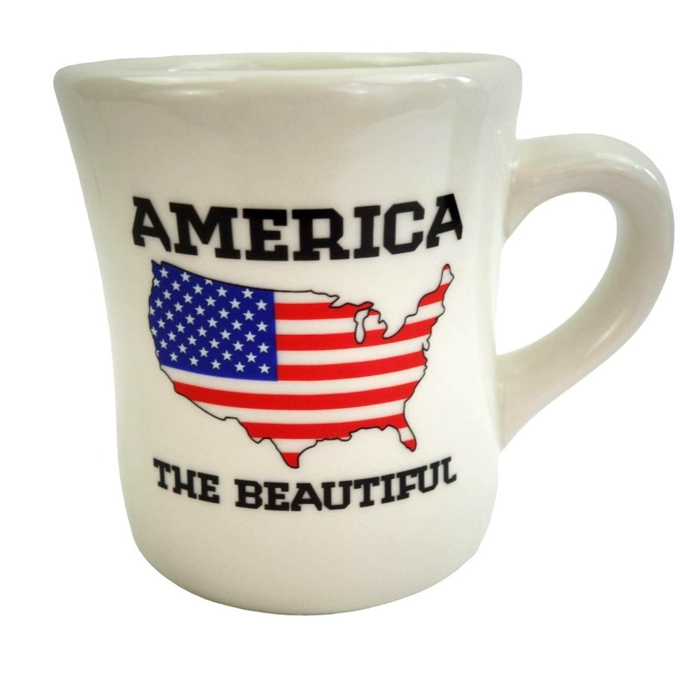 Waffle‎ House America The Beautiful 2012 Ceramic Diner Cup Mug by Tuxton